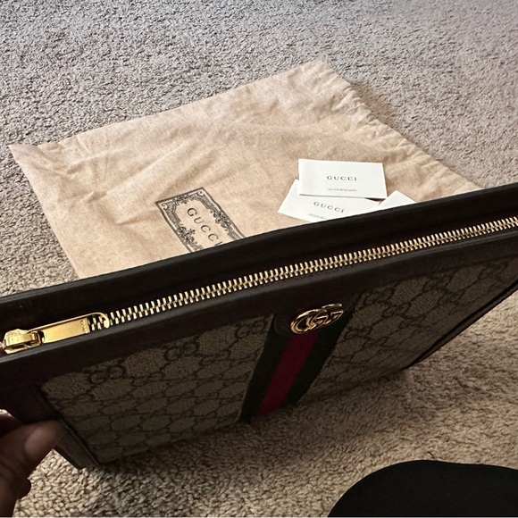 GUCCI OPHIDIA SUPREME WEB POUCH - Picture 4 of 10